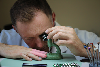 Watchmaker Ernestas Varnagiris